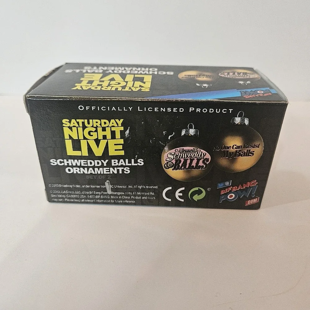 SNL Saturday Night Live Schweddy Balls Officially Licensed  Xmas Box Set 2 Rare